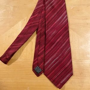 Red and Gray Versace tie